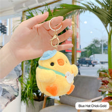 Load image into Gallery viewer, 10cm Cute Chicken Plush Toys Key Chain Bag Pendant Cute Chick Doll for Kids Children Birthday Christmas Gifts Toys

