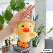 Load image into Gallery viewer, 12cm Cute Angry Chicken Plush Toys Key Chain Bag Pendant Cute Duck Doll for Kids Children Birthday Christmas Gifts Toys
