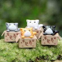 Load image into Gallery viewer, Cute Cat Figurines Miniature Cartoon Animal Decor Figure Craft Ornament Micro Landscape Kawaii Desk Car Interior Accessories Home Decoration Kids Gift
