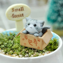 Load image into Gallery viewer, Cute Cat Figurines Miniature Cartoon Animal Decor Figure Craft Ornament Micro Landscape Kawaii Desk Car Interior Accessories Home Decoration Kids Gift
