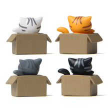 Load image into Gallery viewer, Cute Cat Figurines Miniature Cartoon Animal Decor Figure Craft Ornament Micro Landscape Kawaii Desk Car Interior Accessories Home Decoration Kids Gift

