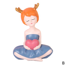 Load image into Gallery viewer, Nordic Style Girl Sculpture Character Resin Model Ornament Car Interior Decoration Figurines Home Office Decor Miniature

