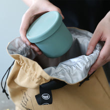 Load image into Gallery viewer, Insulated Cotton Bento Bag Adjustable Drawstring Design Wide Opening Tote School Lunch Handbag Dinner Container Food Storage Bags Picnic Accessories
