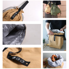 Load image into Gallery viewer, Insulated Cotton Bento Bag Adjustable Drawstring Design Wide Opening Tote School Lunch Handbag Dinner Container Food Storage Bags Picnic Accessories
