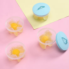 Load image into Gallery viewer, 4 Pcs/Set Cute Egg Cooker Tools with Brush Plastic Egg Mould Poacher Baking Egg Mold Cups Steamer Kitchen Accessories Gadgets for Kid
