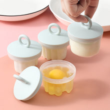 Load image into Gallery viewer, 4 Pcs/Set Cute Egg Cooker Tools with Brush Plastic Egg Mould Poacher Baking Egg Mold Cups Steamer Kitchen Accessories Gadgets for Kid
