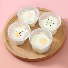 Load image into Gallery viewer, 4 Pcs/Set Cute Egg Cooker Tools with Brush Plastic Egg Mould Poacher Baking Egg Mold Cups Steamer Kitchen Accessories Gadgets for Kid
