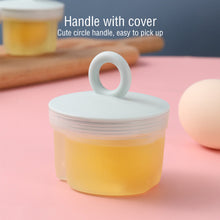 Load image into Gallery viewer, 4 Pcs/Set Cute Egg Cooker Tools with Brush Plastic Egg Mould Poacher Baking Egg Mold Cups Steamer Kitchen Accessories Gadgets for Kid
