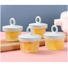 Load image into Gallery viewer, 4 Pcs/Set Cute Egg Cooker Tools with Brush Plastic Egg Mould Poacher Baking Egg Mold Cups Steamer Kitchen Accessories Gadgets for Kid
