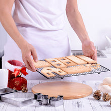 Load image into Gallery viewer, 10 Pcs/Set 3D Mini House Scenery Christmas Cookie Cutter Stainless Steel Biscuit Mold Handmade Gingerbread House Xmas Tree Mould Fondant Cutter Baking Decoration Tool
