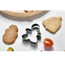 Load image into Gallery viewer, 12Pcs/set Christmas Cookie Cutter Set Stainless Steel Biscuit Mold Gingerbread Xmas Tree Mold Cake Decoration Tool DIY Baking Gift
