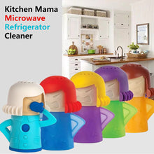 Load image into Gallery viewer, Kitchen Mama Microwave Cleaner Cool Chilly Mama Fridge Cleaner Freezer Odor Remover Freshener Holder Oven Steam Cleaner Appliances for Refrigerator Cleaning
