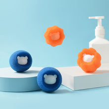 Load image into Gallery viewer, 1pc Magic Laundry Ball Kit Hair Remover Washing Machine Pet Clothes Cleaning Balls Fiber Collector Reusable Filtering Ball Lint Catcher Dog Accessories Home Household Product
