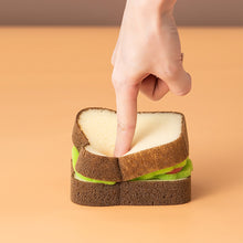 Load image into Gallery viewer, Toast Bread Shape Dish-washing Sponges Softer Sandwich Magic Sponge Washable Scrubber Tools for Pots Dishes Kitchen Accessories Household Cleaning Gadget
