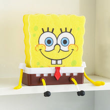 Load image into Gallery viewer, Kawaii Sponges Storage Holder Cute Cartoon Wall Mounted Sponge Sink Drain Rack Storage Basket Household Supply Kitchen Accessory
