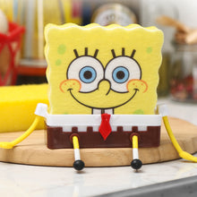 Load image into Gallery viewer, Kawaii Sponges Storage Holder Cute Cartoon Wall Mounted Sponge Sink Drain Rack Storage Basket Household Supply Kitchen Accessory
