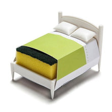 Load image into Gallery viewer, Creative Cute Sponge ABS Holder Sponges Washer Bed Shape Shelf Organizer Innovative Sink Storage Tool Drain Rack Kitchen Accessories Home Personality Gadget

