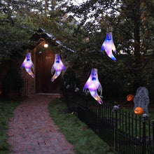 Load image into Gallery viewer, Large Size LED Halloween Ghost Outdoor Light Festival Dress Up Skeleton Horror Hanging Glowing Halloween Party Decor
