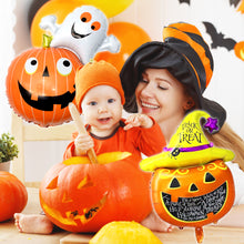 Load image into Gallery viewer, Halloween Pumpkin Ghost Balloons Decorations Spider Foil Balloons Inflatable Toys Bat Globos Halloween Party Supplies Kids Toys

