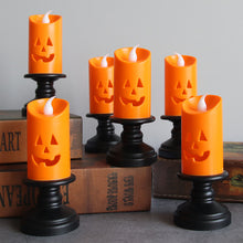 Load image into Gallery viewer, Halloween Pumpkin Candle Light LED Lights Halloween Party Supplies Lantern Lamp Ornaments Props Halloween Home Decorations
