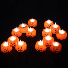 Load image into Gallery viewer, Halloween Pumpkin Candle Light LED Lights Halloween Party Supplies Lantern Lamp Ornaments Props Halloween Home Decorations
