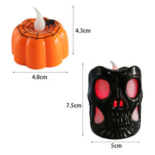 Load image into Gallery viewer, Halloween Pumpkin Candle Light LED Lights Halloween Party Supplies Lantern Lamp Ornaments Props Halloween Home Decorations
