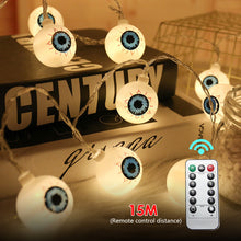 Load image into Gallery viewer, 2m 10Led Halloween Ghost Eye Led Light String Festival Bar Home Party Decor Halloween Ornament
