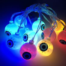 Load image into Gallery viewer, 2m 10Led Halloween Ghost Eye Led Light String Festival Bar Home Party Decor Halloween Ornament

