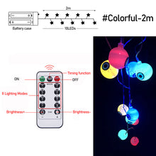 Load image into Gallery viewer, 2m 10Led Halloween Ghost Eye Led Light String Festival Bar Home Party Decor Halloween Ornament
