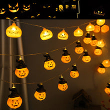 Load image into Gallery viewer, 1.5m 10Led Halloween Pumpkin Ghost Led Light String Festival Bar Home Party Decor Halloween Ornament For Home Party Supplies
