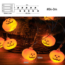 Load image into Gallery viewer, 1.5m 10Led Halloween Pumpkin Ghost Led Light String Festival Bar Home Party Decor Halloween Ornament For Home Party Supplies
