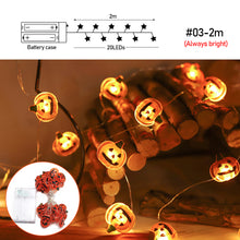 Load image into Gallery viewer, 2m 20Led Halloween Pumpkin Ghost Led Light String Festival Bar Home Party Decor Halloween Ornament For Home Party Supplies
