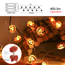 Load image into Gallery viewer, 2m 20Led Halloween Pumpkin Ghost Led Light String Festival Bar Home Party Decor Halloween Ornament For Home Party Supplies

