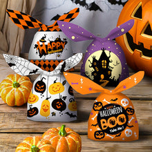 Load image into Gallery viewer, Halloween Rabbit Plastic Bags Pumpkin Ghost Biscuit Candy Gift Bags For Kids Halloween Party Decoration Supplies Gift Bag
