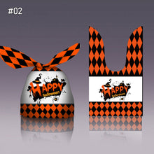 Load image into Gallery viewer, Halloween Rabbit Plastic Bags Pumpkin Ghost Biscuit Candy Gift Bags For Kids Halloween Party Decoration Supplies Gift Bag
