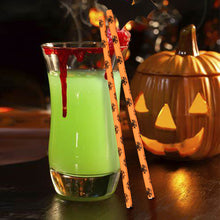 Load image into Gallery viewer, 25pcs/pack Halloween Straws Skeletons Pumpkins Straw Halloween Party Decoration Festival Supplies For Bar Bar Restaurant
