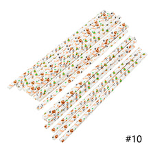 Load image into Gallery viewer, 25pcs/pack Halloween Straws Skeletons Pumpkins Straw Halloween Party Decoration Festival Supplies For Bar Bar Restaurant
