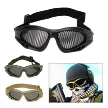 Load image into Gallery viewer, Tactical Paintball Goggles Eyewear Steel Wire Mesh Airsoft Net Glasses Shock Resistance Eye Game Protector for Outdoor Hunting
