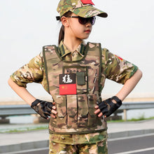 Load image into Gallery viewer, Outdoor Tactical Kids Children Vest Uniform Army Military Equipment Kids Boy Girl Camouflage Combat CS Hunting Airsoft Clothes
