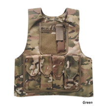 Load image into Gallery viewer, Outdoor Tactical Kids Children Vest Uniform Army Military Equipment Kids Boy Girl Camouflage Combat CS Hunting Airsoft Clothes
