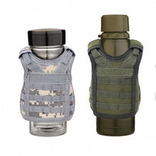 Load image into Gallery viewer, Mini Tactical Beer Bottle Vest Cover Miniature Military Molle Vest Personal Bottle Drink Set Adjustable Shoulder Straps Party Christmas
