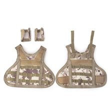 Load image into Gallery viewer, Mini Tactical Beer Bottle Vest Cover Miniature Military Molle Vest Personal Bottle Drink Set Adjustable Shoulder Straps Party Christmas
