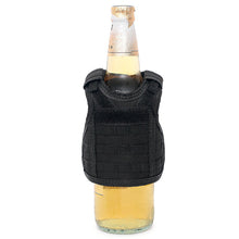 Load image into Gallery viewer, Mini Tactical Beer Bottle Vest Cover Miniature Military Molle Vest Personal Bottle Drink Set Adjustable Shoulder Straps Party Christmas
