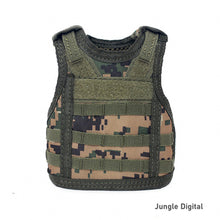 Load image into Gallery viewer, Mini Tactical Beer Bottle Vest Cover Miniature Military Molle Vest Personal Bottle Drink Set Adjustable Shoulder Straps Party Christmas

