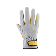 Load image into Gallery viewer, 1Pair Men Work Gloves Soft Cowhide Driver Hunting Driving Farm Garden Welding Security Protection Safety Workers Mechanic Gloves
