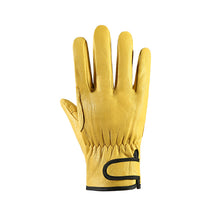 Load image into Gallery viewer, Wear-Resistant Cowhide Work Gloves Leather Workers Work Welding Safety Protection For Garden Sports Motorcycle Driver Gloves

