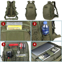 Load image into Gallery viewer, 25L Military Backpack Tactical Army Molle Assault Rucksack Outdoor Travel Hiking Rucksacks Camping Hunting Climbing Bags
