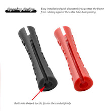 Load image into Gallery viewer, 4Pcs Bicycle Cable Protector Shift Brake Rubber Line Pipe Sleeve MTB Frame Protection Anti-friction Cycling Wrap Guard Tubes
