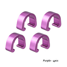 Load image into Gallery viewer, 4Pcs MTB Bike Brake Cable/Derailleur Line Case Aluminum Alloy C-Shape Buckle Clasps Bicycle C Clips Outdoor Cycling Parts
