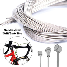 Load image into Gallery viewer, Stainless Steel MTB Bicycle Brake Line Bicycle Speed Line Fixed Gear Shifter Gear Brake Cable Set Core Inner Wire for MTB Road Bike
